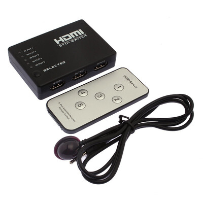 

новые HDMI сплиттер усилитель переключатель HDTV 1080p 5 материалы 1 выпуск DVD для HDTV 82948