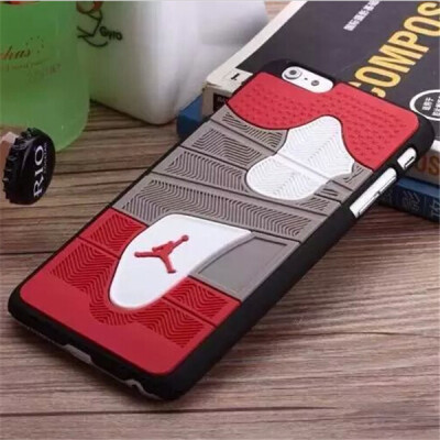 

MITI 3D Jordan Shoe Sole PVC Rubber Case For iPhone 6S PLUS Jumpman 15 Phone Cases Back Cover For iphone6 Plus 5.5 inch