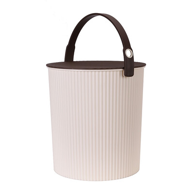 

Leifomoi Japan imported Omnioutil colorful bucket multi-function storage bucket storage stool storage bench outdoor stool beige 20L