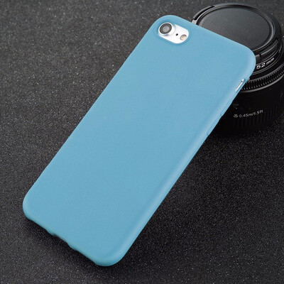 

Phone Case For iPhone 7 6 6s 8 X Plus 5 5s SE Simple Solid Color Ultrathin Soft TPU Cases Fashion Candy Color Back Cover