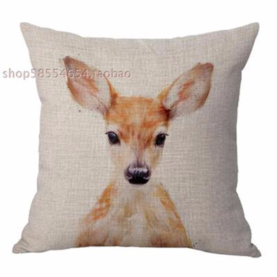 

Cntomlv New Cartoon Cat Cushion Covers Pillow Cover Printed Cat For Home Kids Room Decoration