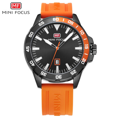 

MINI FOCUS Fashion Silicone Strap Sport Men Watch MF0020G