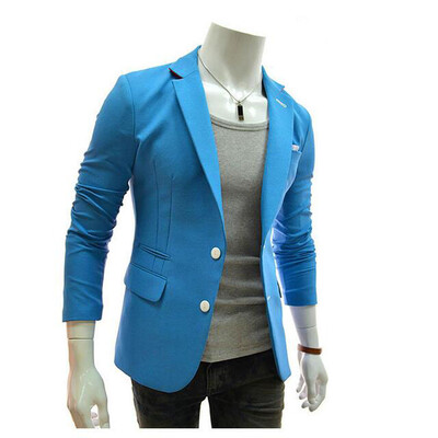

Zogaa New Men's Suit Matching Color Many Pockets Slim
