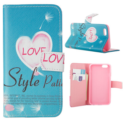 

MOONCASE ЧЕХОЛ ДЛЯ iPhone 6 / 6S (4.7") Flip PU Leather Fold Wallet Card Slot Kickstand Back [Pattern series] /a11