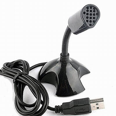 

Huayuan Plug and Play домашней студии регулируемым USB совместимых w / PC и настольных микрофон мак (черный).