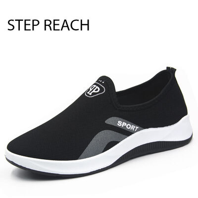 

Men shoes Stretchy Casual Shoes Comfy Breathable All Match Simple Slip-Ons