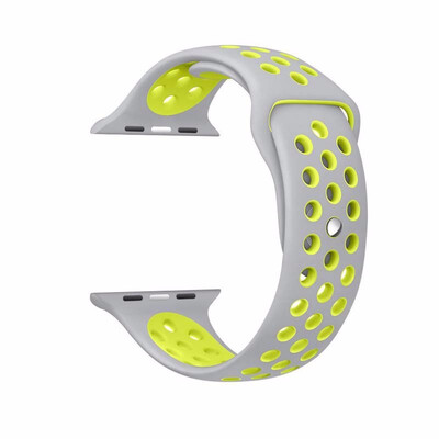

Apple watch nice Silicone Replacement Sport Band 38mm 42mm For iWatch Series 123 Wrist Bracelet Strap For iWatch Sports