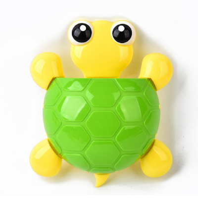 

Cntomlv Cute Turtle Sucker Hook Toothbrush Holder Cartoon Tortoise Bathroom Accessories