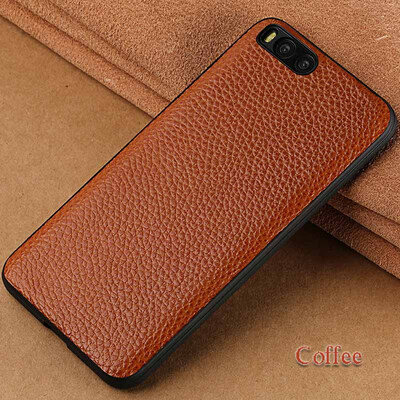 

Genuine Leather Phone Case For Xiaomi 6 Case Litchi Texture Back Cover For Redmi 4 4A 5 5A Plus Case
