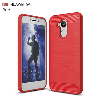 

Goowiiz Phone Case For Huawei Honor 6A5C Pro Fashion Slim Carbon Fiber TPU Soft Silicone Prevent falling