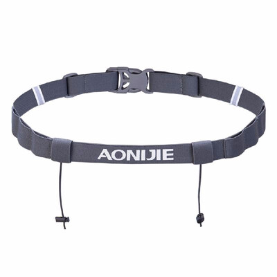 

Triathlon Marathon Race Number Belt Outdoor Sports Motor Running Cycling Waist Pack Pouch Number Holder Sticker Clip with Gel Loop