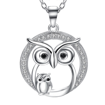 

Yoursfs Animal Necklace For Women FoxRabbitOpal OwlTortoiseSheep Necklace Love Gift