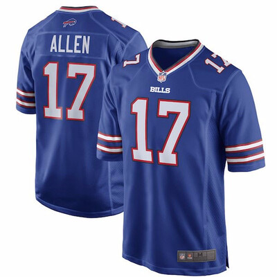 

Mens Buffalo Bills Josh Allen Nike Royal 2018 NFL Draft First Round Pick Game Jersey