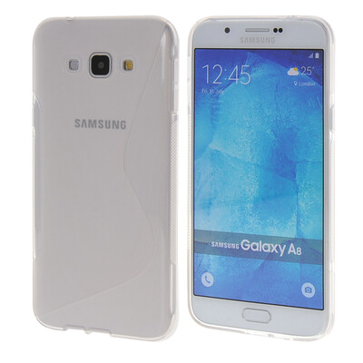

MOONCASE Galsxy A8 Дело S - линия Гибкая Прочный силиконовый гель ТПУ Тонкий чехол для Samsung Galsxy A8 Очистить