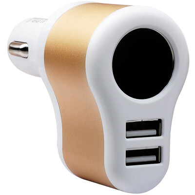 

Ferguson (cabos) F06809 Автомобильное зарядное устройство Dual usb Автомобильное зарядное устройство Одно нажатие двух сигарет Одна швабра Triple 2A Зарядное устройство Зажигалка Зарядное устройство Зарядное устройство Gold