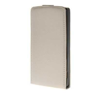 

MOONCASE High Quality Cross pattern Leather Vertical Flip Protector чехол для LG G4 White