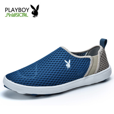 

PLAYBOY brand Summer,Breathable mesh,Sandbeach,Low-top casual sandal,Men's shoes