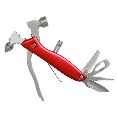 

YUECAR Six-in-one Safety Hammer Автомобиль-выключатель-молот Многофункциональный молот-побег со светодиодным фонариком Проблесковый свет с подсветкой Ручной поворот для зарядки мобильного телефона
