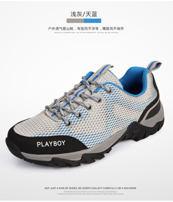 

PLAYBOY brand Spring,Breathable mesh,Climbing and hiking,Damping slip,Outdoor sport and tourist,Men's shoes