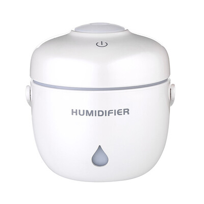 

TOMNEW 230ML Mini Cool Mist Humidifiers Creative USB Ultrasonic Portable Handle Aromatherapy Diffuser with LED light for Home
