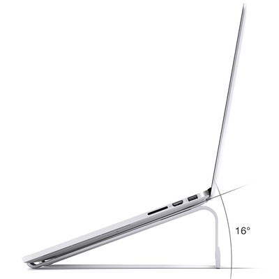 

iQunix L-Stand notebook stand simple fashion aluminum notebook computer cooling bracket for Apple millet notebook&other 17 inch&below