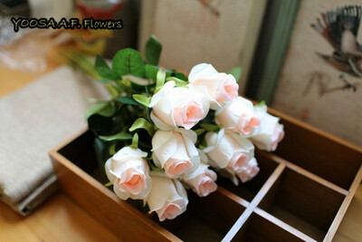 

YOOSA 10pcs lot Rose Artificial Flowers High Quality Silk Flower Simulation flores Fake Plant Wedding Party Home Desktop Decor