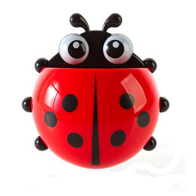 

Cntomlv 1PC Ladybug держатель для зубной щетки Туалетные принадлежности для зубных палочек для ванной комнаты Наборы для всасывани