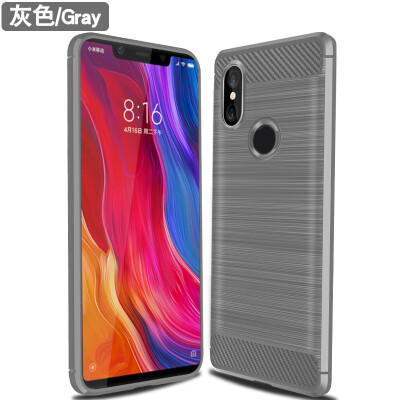 

Soft Silicone Case For Xiaomi Mi8 TPU Carbon Fiber Brushed Case For Xiaomi 8 8SE Mi8 Mi 8 SE Cover Shockproof Cases