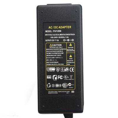 

New AC 100-240V to DC 12V 8A Power Supply Converter Adapter Charger US