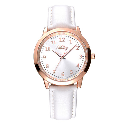 

Disney Disney children's watch simple leisure series belt models quartz female student watch large pink MK018-7