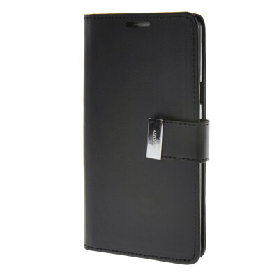 

MOONCASE Case for Samsung Galaxy A7 Flip Leather Wallet Card Slot Bracket Back Cover Black