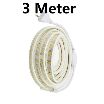 

Waterproof 220V Led Strip 2835 180LedsM With EU Power Adapter Flexible LED Tape Ribbon outdoor 1M 2M 5M 10M 15M 20M