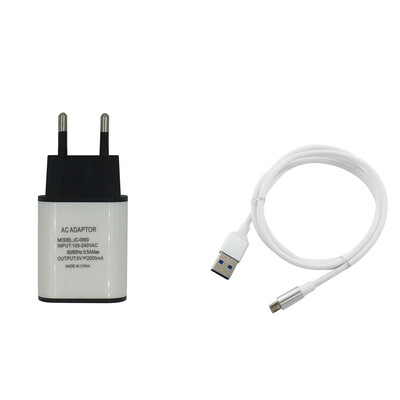 

F121 Micro USB Cable Charger Portable Travel Wall Charger Adapter EU Plug Phone sb wall charger EU plugtype-c usb cable