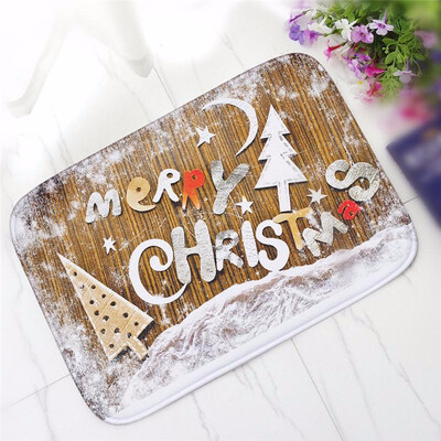 

Creative Merry Christmas Pattern Antiskid Floor Mat