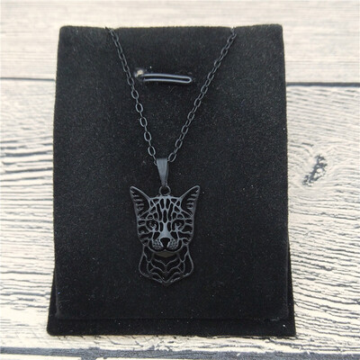 

New Bengal Cat Necklace Trendy Style Bengal Cat Pendant Necklace Women Fashion Pet Cat Jewellery
