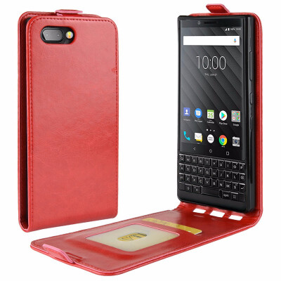 

for BlackBerry KEY2 KEYtwo WIERSS Flip Leather Case for BlackBerry KEY2 KEYtwo Athena BBF100-1 BBF100-2 BBF100-6 Retro Wallet Case