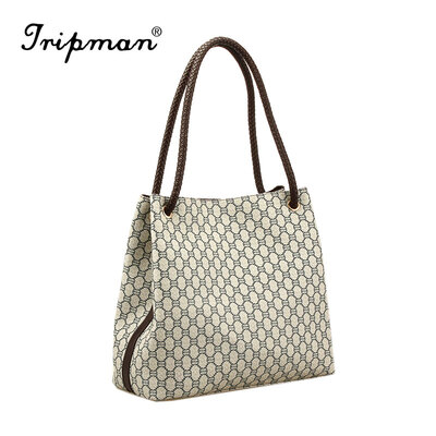 

Tripman Famous Brand Hot Selling Women Handbag Tote Shoulder Bags Large Capacity retro fashion canvas messenger bag