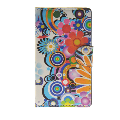 

MOONCASE Flower style Leather Side Flip Wallet Card Slot Stand Pouch Case Cover for Microsoft Lumia 532