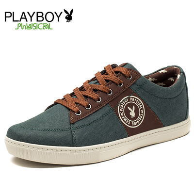

PLAYBOY brandSpring NewCasualFashionalKorean styleLow topCanvasBreathableSchoolboyMens shoes