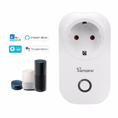 

SONOFF S20 ITEAD Wifi Wireless Remote Control Socket Charging Adapter Smart Home Power Socket Via Phone App