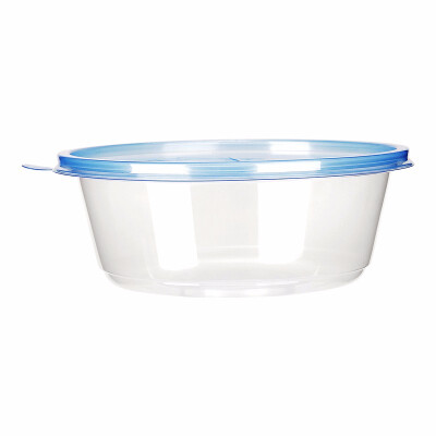 

OTOR Salad Bowl with Lid Take Away Plastic Food Container Clear Bowl Box for Fast Food Bento Microwaveable 150mm 120pcs