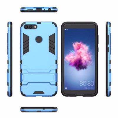 

WIERSS Shockproof Hard Case for Huawei P smart FIG-LA1 FIG-LX1 LX2 LX3 nova lite 2 FIG-L21 Enjoy 7S Combo Armor Case Back Cover