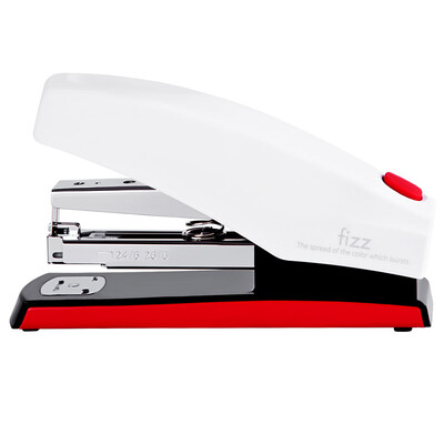 

Fitz 12 large labor-saving stapler stapler boutique skin sense series office supplies red FZ211001