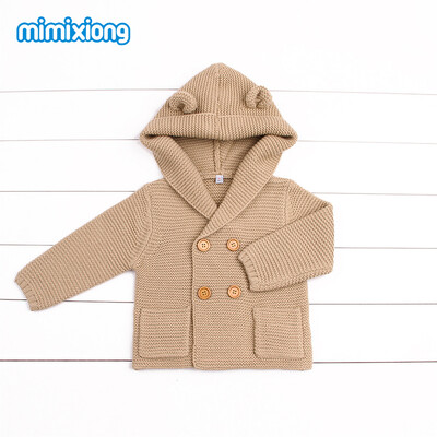 

Newborn Baby Sweaters Cardigan 3D Bear Toddler Boys Girl Bunny Knitted Jacket Fall Winter Infant Knitwear Coats Long Sleeve Tops