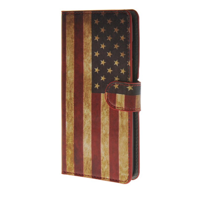 

MOONCASE U.S American Flag Leather Wallet Flip Card Slot Stand Pouch чехол для ASUS Zenfone 5 A501CG A09