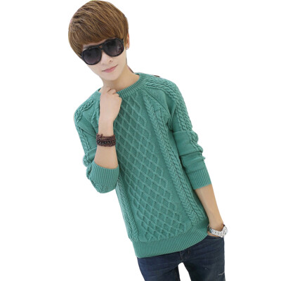 

Men fashion Casual Knit Sweater Slim winter autumn Pullover Round Neck knitwear