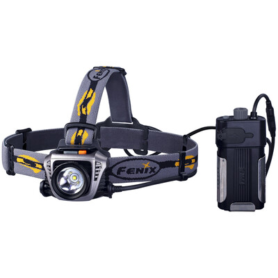 

Phoenix Fenix ​​High Brightness длинная фара напольная напольная батарея фара головного света HP30 железная серая 900 люмен