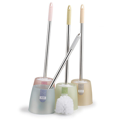 

Wen Hao bathroom stainless steel long handle decontamination toilet brush toilet brush cleaning brush set W0012