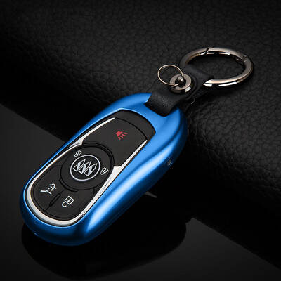 

Di Galen 18 Buick key bag brand new LaCrosse Regal Angkewei key set special car key chain modified car with key protection shell mens female charm blue