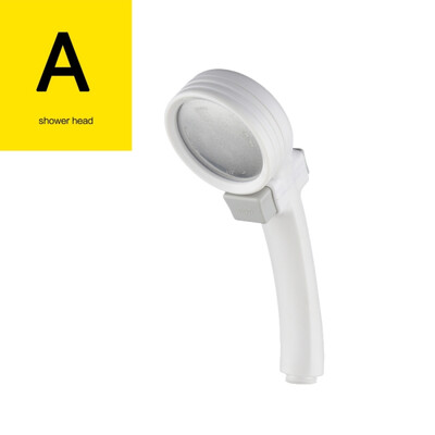 

Free Shipping Withe Handheld Shower Head with OnOff Switch Shower Handle with a Shut Off Switch Hand Held Shower head Set